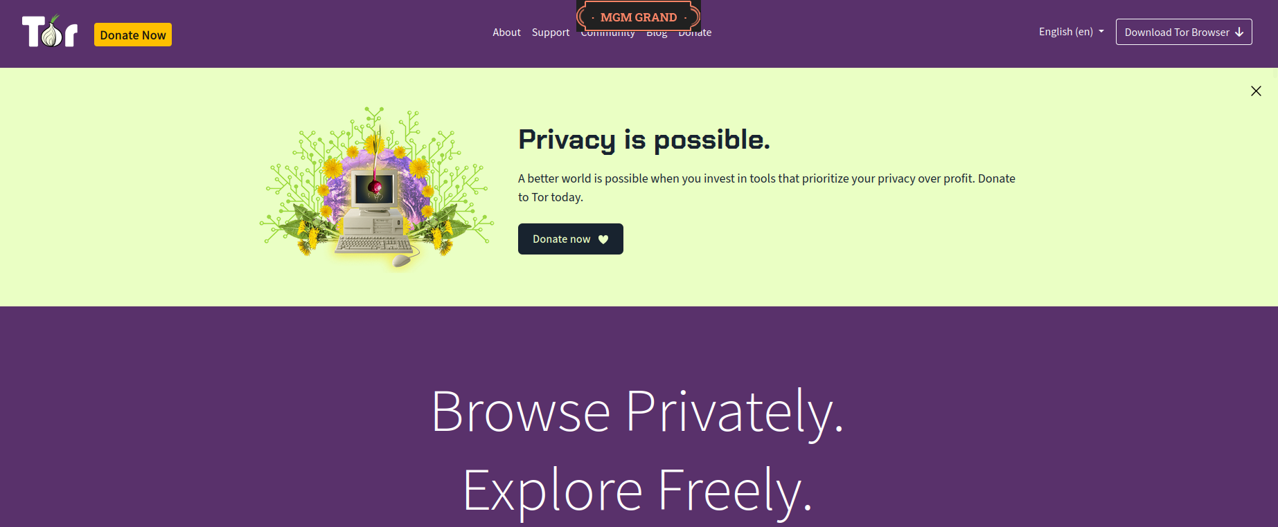 Tor Project Download Page